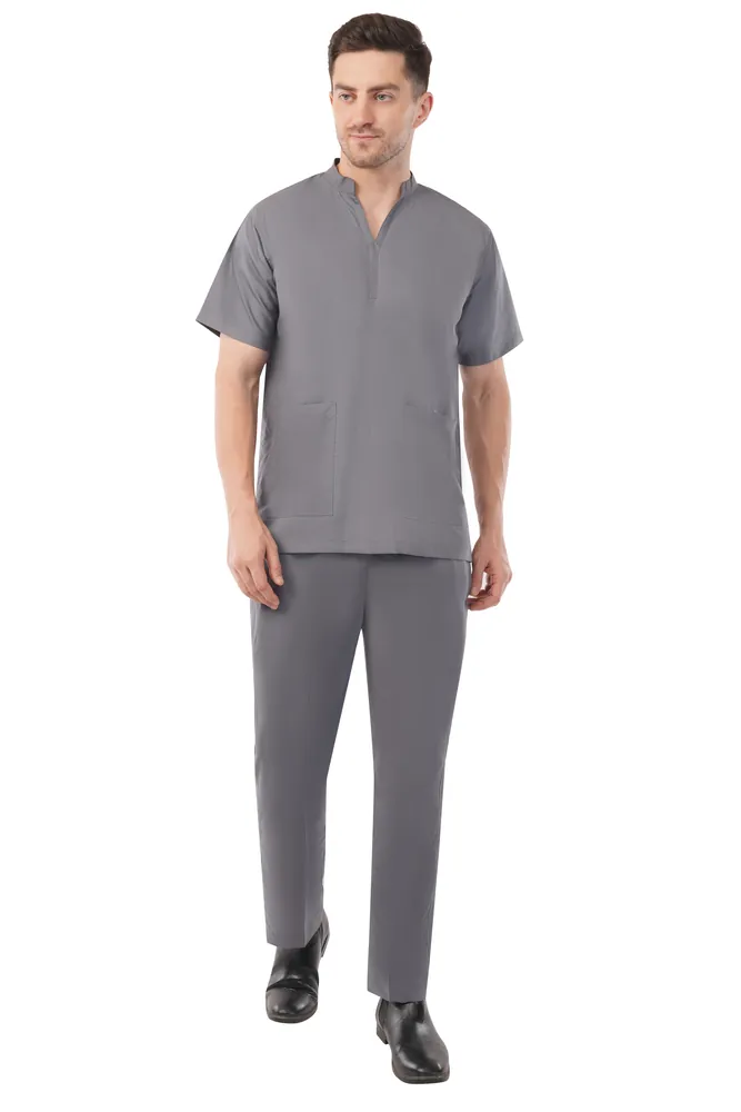 Mandarin Neck Mens Scrub